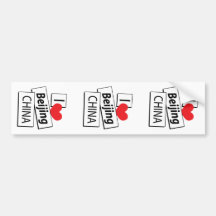 I Liebe-Peking-China Auto Sticker