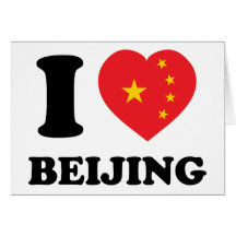 I Liebe Peking Grußkarten