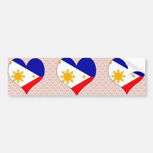 I Liebe Philippinen Auto Sticker