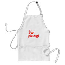 I Liebe Pierogi Schürze