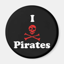 I Liebe-Piraten Kühlschrankmagnete