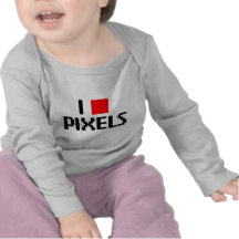 I Liebe-Pixel T-shirt