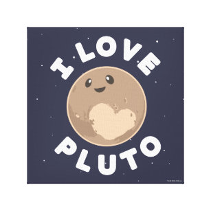 Pluto Herz Kunst Poster Zazzle De