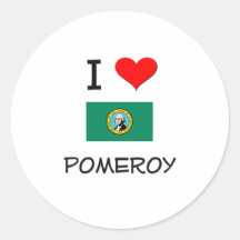 I Liebe Pomeroy Washington Sticker