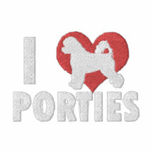 I Liebe-Porties gesticktes langes Hülsen-T-Shirt