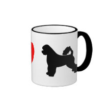 I Liebe-portugiesischer Wasser-Hundebecher Teehaferl