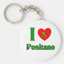 I Liebe Positano Italien Schlüsselbänder