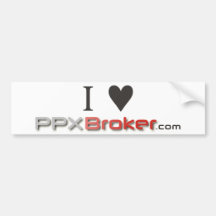 I Liebe-PPXBroker.com-Aufkleber Auto Sticker