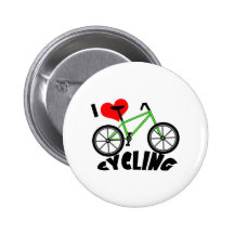 I Liebe-Radfahren Anstecknadelbuttons