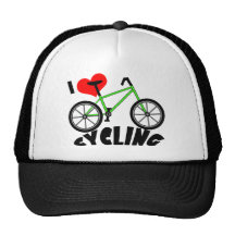 I Liebe-Radfahren Retrokultcap