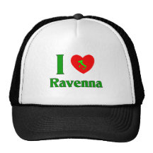 I Liebe Ravenna Italien Netzmützen