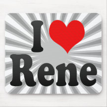 I Liebe Rene Mousepads