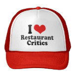 I Liebe-Restaurant-Kritiker Baseballkappe