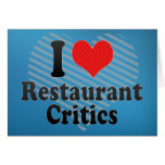 I Liebe-Restaurant-Kritiker Karten