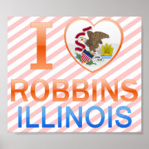 I Liebe Robbins, IL Plakatdrucke
