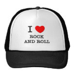 I Liebe-Rock-and-Roll Trucker Caps