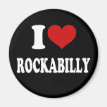 I Liebe Rockabilly Kühlschrankmagnete