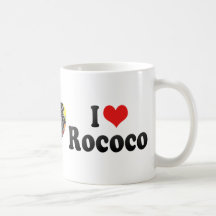 I Liebe-Rokokos Tasse