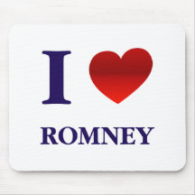 I Liebe Romney Mauspads