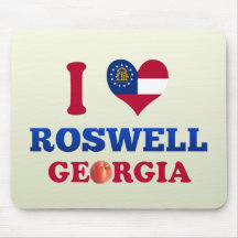 I Liebe Roswell, Georgia Mousepad