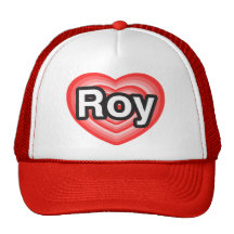 I Liebe Roy. Liebe I Sie Roy. Herz Truckerkappe