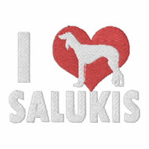 I Liebe-Salukis gesticktes Hemd (Polo)