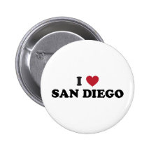 I Liebe San Diego Kalifornien Anstecknadel