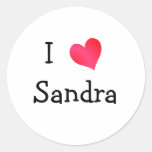 I Liebe Sandra Sticker