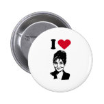 I Liebe Sarah Palin Anstecknadel