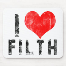 I Liebe-Schmutz Mousepad