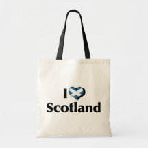 I Liebe-Schottland-Flagge Tasche