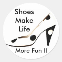I Liebe-Schuhe für Frauen die Liebe-Einkauf Sticker