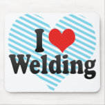 I Liebe-Schweißen Mousepads