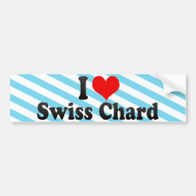 I Liebe-Schweizer Mangoldgemüse Autosticker