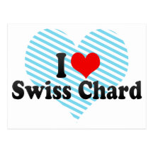 I Liebe-Schweizer Mangoldgemüse Postkarten