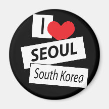 I Liebe Seoul Südkorea Magnete