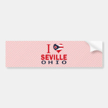 I Liebe Sevilla, Ohio Auto Sticker