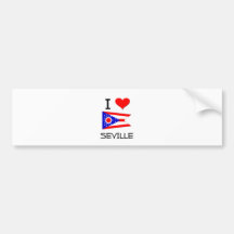 I Liebe Sevilla Ohio Autoaufkleber