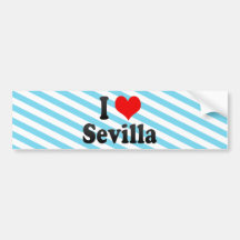 I Liebe Sevilla, Spanien. Ich Encanta Sevilla, Spa Auto Aufkleber