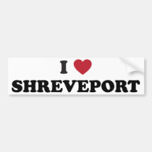 I Liebe Shreveport Louisiana Autosticker