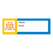 I Liebe Sie dieses viele das MUSEUM Zazzle jGibney Visitenkartenvorlagen