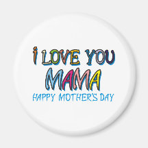 I Liebe Sie Mutter Shirts Magnete