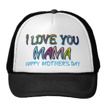 I Liebe Sie Mutter Shirts Retrokappe
