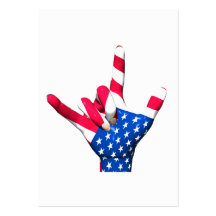 I Liebe Sie USA-Flagge Visitenkarten