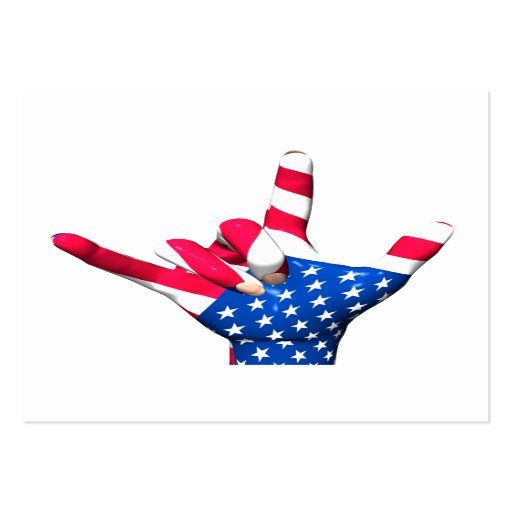 I Liebe Sie USA-Flagge Visitenkarten