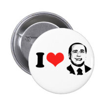 I Liebe Silvio Berlusconi Button