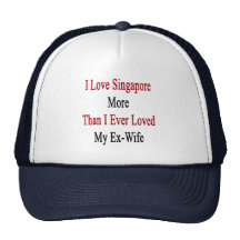 I Liebe Singapur mehr als liebte ich überhaupt mei Netzmütze