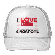 I Liebe Singapur Retrocap