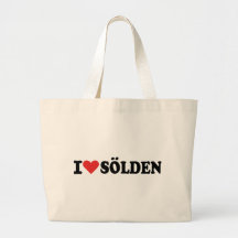 I Liebe Sölden Einkaufstaschen