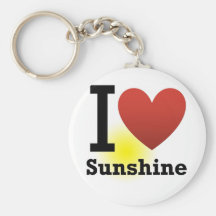 I Liebe-Sonnenschein Schlüsselanhänger